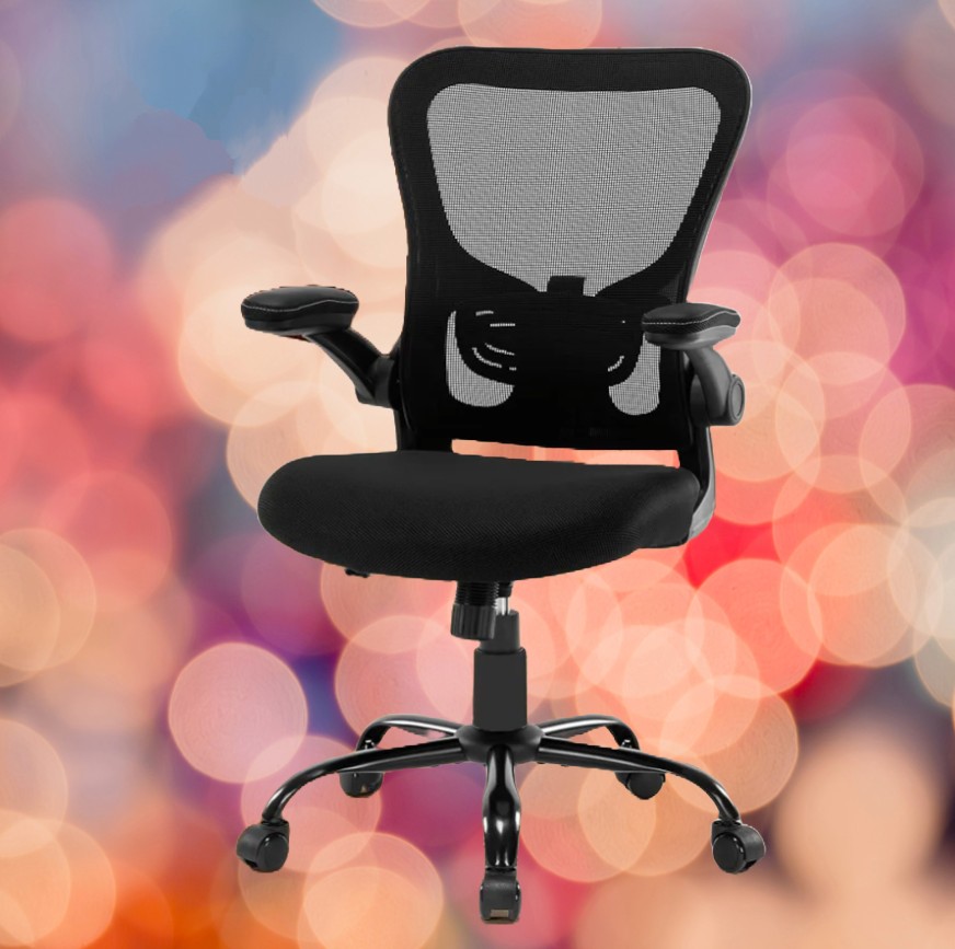 Office Desk Chair with Adjustable Lumbar Support