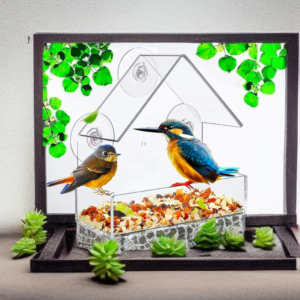 Wild Bird Feeder for Outdoor Window Viewing
